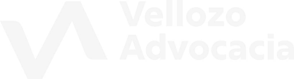 Logotipo da Advocacia Vellozo, escritório especializado em direito imobiliário, oferecendo consultoria jurídica personalizada em São Paulo.